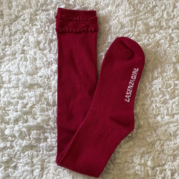 Lasenza Girl Over the Knee Lace Trim Socks - Picture 6 of 6